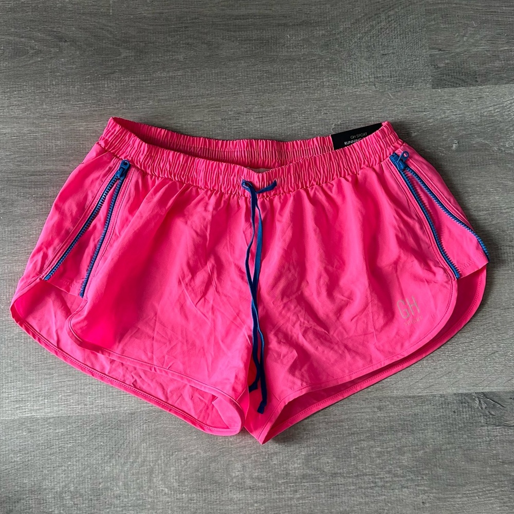 Gilly Hick Bright Pink Women's running Shorts NWT